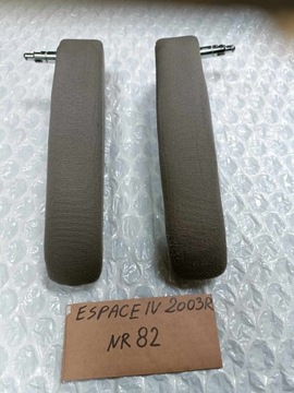 PODŁOKIETNIK LEWY PRAWY KOMPLET ESPACE IV 2002 - 2005 ROK JASNY MATERIAŁ