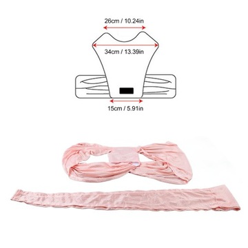 Детский ремешок-кенгуру размера L Розовый портативный эластичный рюкзак-кенгуру для новорожденных