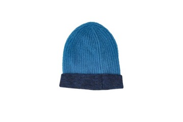 PINKO czapka GUSSAGO | z dodatkiem wełny niebieska