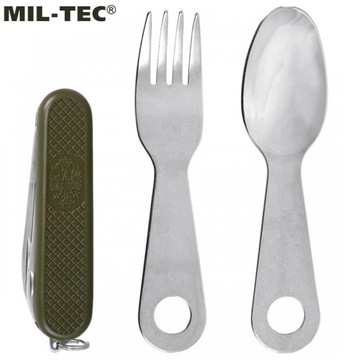 КАРМАННЫЙ НОЖ MIL-TEC OLIVE CASE MIL-TEC ESSENTIAL
