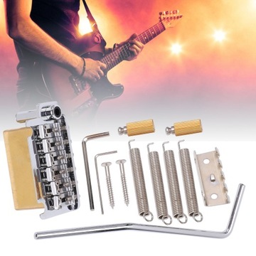 Гитарный бридж Тремоло из хромированной нержавеющей стали