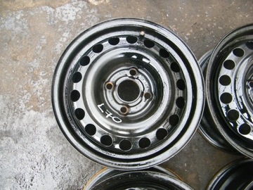 4× DISK OCELOVÝ DAEWOO OE CORSA NUBIRA 5.5" X 14" 4X100 ET 49