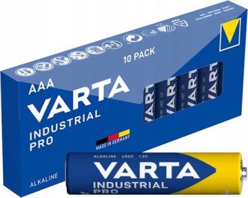 VARTA BATERIE INDUSTRIAL GERMANY LR3 R3 AAA x10