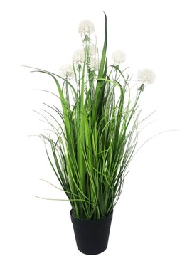 TRAWA SZTUCZNA W DONICZCE 79 CM OZDOBNA DMUCHAWCE