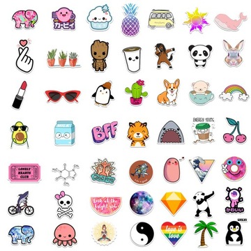 Наклейки - самый большой набор 300 шт. VSCO GIRL.