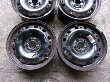 4× DISK OCELOVÝ SKODA OE 6.0" X 15" 5X100