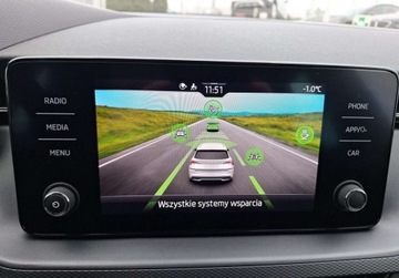 Skoda Kamiq Crossover 1.0 TSI 110KM 2022 Skoda Kamiq SalonPL 1.0TSI 110KM Ambition ACC Kamera Podgrz.Fotele Climatr, zdjęcie 23