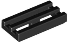 LEGO 1X2 GRILL CZARNY NR 2412b - ZA 10 SZT
