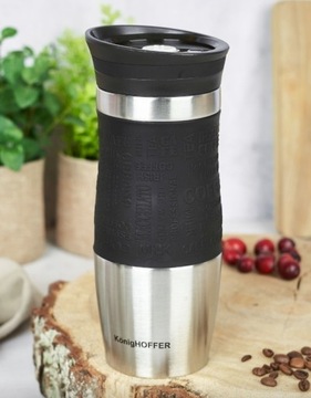 KUBEK TERMICZNY NA KAWĘ HERBATĘ TERMOS BIDON DUŻY 500 ML MIX KOLORÓW