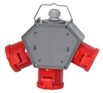 POLYBOX switchgear with 3x32A 5p sockets