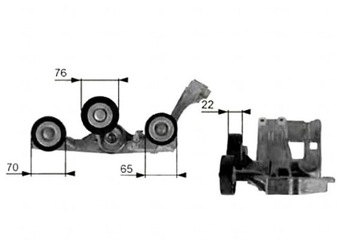 GATT38429 Mercedes Multi -Lame Relting Tensioner
