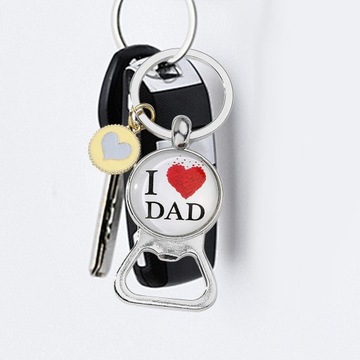 Открывалка для бутылок с брелоком Портативная металлическая подарочная сумка на день рождения