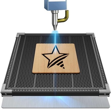 Kratka do Laserowego Grawerowania Blat Roboczy z Płytą Aluminiową400x400x22