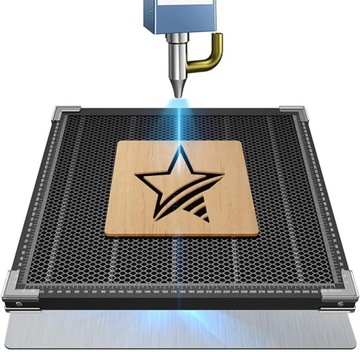 Kratka do Laserowego Grawerowania Blat Roboczy z Płytą Aluminiową500x500x22