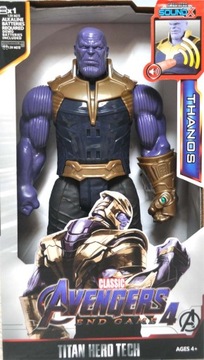 THANOS INTERAKTYWNA DUŻA FIGURKA RUCHOMA AVENGERS ŚWIATŁO DŹWIĘK 30 CM Z PL