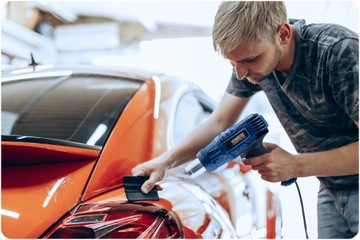 ЭЛЕКТРИЧЕСКАЯ ТЕПЛОВАЯ ПИСТОЛЕТКА ДВУХСКОРОСТНАЯ 2000ВТ С 4 НАСАДКАМИ HUMBERG