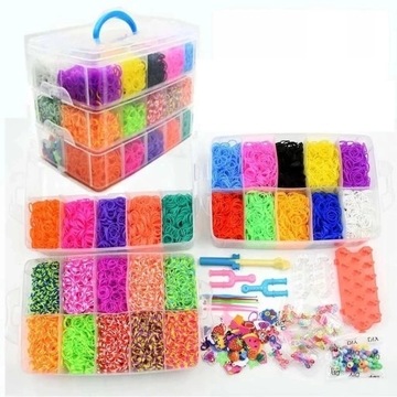 GUMKI DO ROBIENIA BRANSOLETEK ZESTAW XL 15000 szt