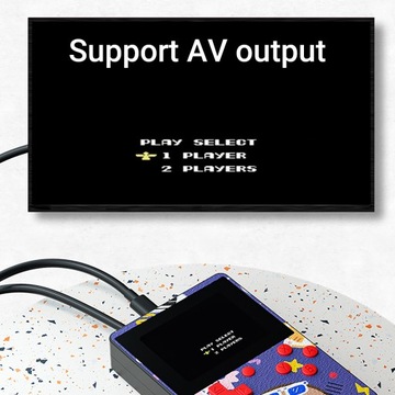 Игровая консоль X50 2,8-дюймовая портативная ультратонкая встроенная 500