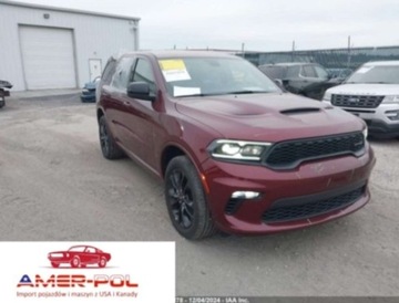 Dodge Durango III 3.6 V6 294KM 2022 Dodge Durango 2022 DODGE DURANGO GT AWD 3.6 Benzyna 295KM