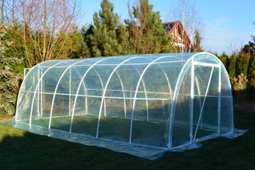 Садовая фольгированная туннельная теплица 6х3 м, 4 секции, фольга LEMAR Polish Производитель