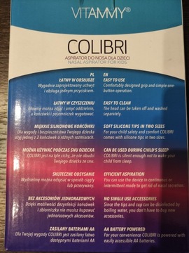 ASPIRATOR DO NOSA ODCIĄGACZ KATARU SOLIDNY MOCNY