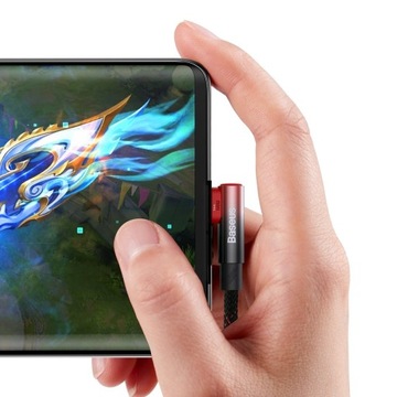 Угловой кабель USB-A — USB-C Baseus MVP 2 100 Вт, 2 м, объем