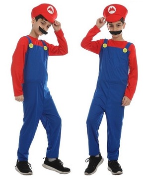 STRÓJ PRZEBRANIE KOSTIUM SUPER MARIO BROS 110/116