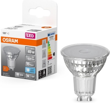 Żarówka LED GU10 6,9W=49W 4000K 120ST OSRAM