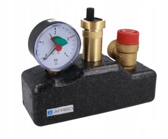 ГРУППА БЕЗОПАСНОСТИ КОТЛА KSG С ТВЕРДОЙ ЛАТУННОЙ ИЗОЛЯЦИЕЙ AFRISO