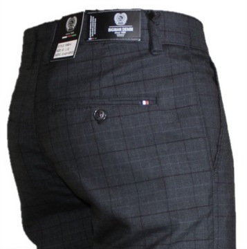 ДЛИННЫЕ БРЮКИ С ПОКРЫТИЕМ, ЧЕРНЫЕ, ПРЯМЫЕ, L34 W33