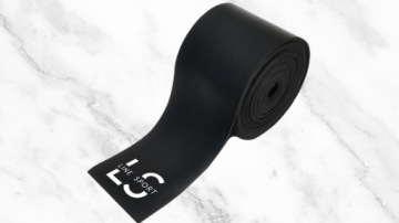 ЛАТЕКСНАЯ РЕАБИЛИТАЦИОННАЯ ЛЕНТА 1,5 ММ НИТЬ ЛЕНТА LINE SPORT ЧЕРНАЯ