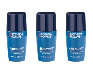 Zestaw Biotherm Homme Day Control Roll-On 3x75ml