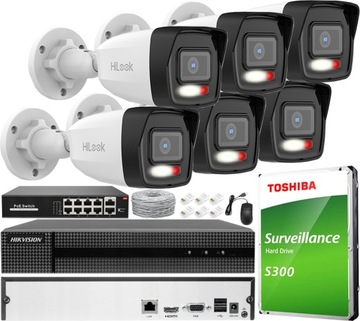 Zestaw do monitoringu Hikvision CCTV-KIT6-IPCAM-B4DL-8CH