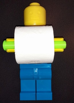LEGO MAN Ванная комната Детский держатель для туалетной бумаги