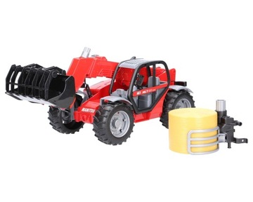 Ładowarka Manitou 02125 + chwytak do balotów 02332