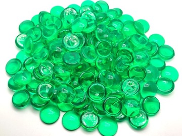 СТЕКЛЯННЫЕ ШАРИКИ, СИНТЕТИЧЕСКИЕ ПРОЗРАЧНЫЕ ТАБЛЕТКИ, 2 СМ, КАЖДОГО ЦВЕТА 300 шт.