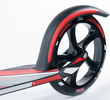 Самокат Hudora Big Wheel 205 RX, ЧЕРНО-КРАСНЫЙ