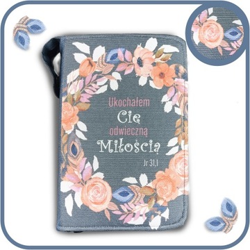 Okładka, etui na Pismo Święte, Biblia Edycja św. Pawła z rybką 19,5x12,5