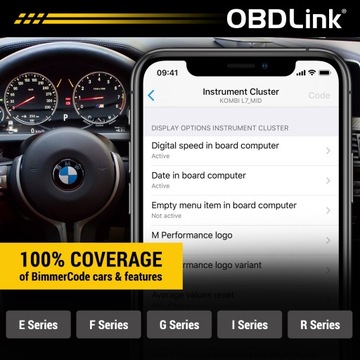 Адаптер OBDLink CX OBD2 Интерфейс BimmerCode BMW