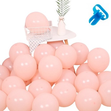 BALONY PASTELOWE POMARAŃCZOWE DUŻE WESELE URODZINY KOMUNIA DEKORACJA 50 SZT