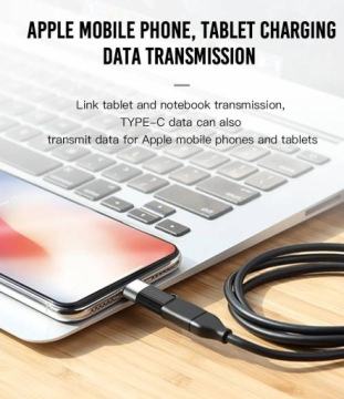 Переходник USB type C/USB-C на Lightning для iPhone XO NB149-D