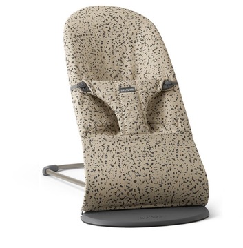 BABYBJORN leżaczek BLISS WOVEN Beige/Dark grey