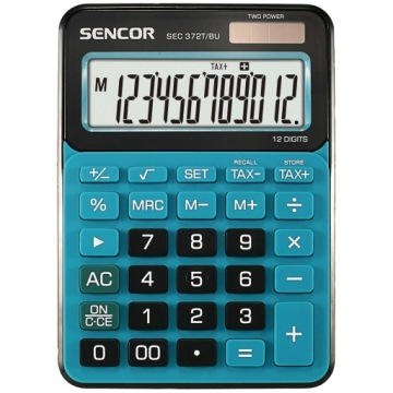 Sencor SEC 372T/BU синій, калькулятор настільний
