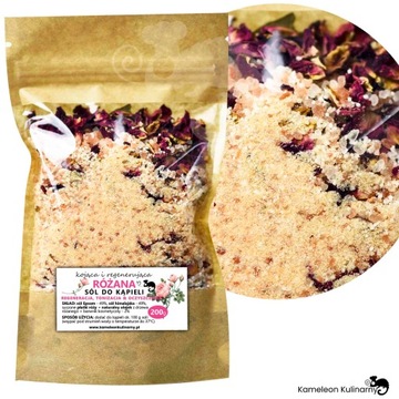 ZESTAW PREZENTOWY sól SOLE DO KĄPIELI 3x200g Różana + Lawendowa +Nagietkowa