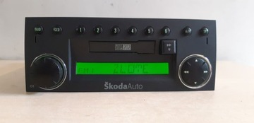 ЗАВОДСКАЯ РАДИО SKODA MS 202 МУЗЫКА ЗВУК FABIA I 1999-2008 ДЕКОДИРОВАННАЯ