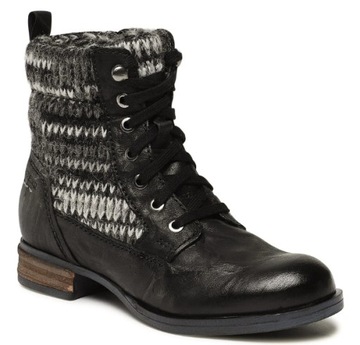 Josef Seibel Sanja 17 76517 VL159 101 Schwarz BOTKI sznurowane 76517 r. 38