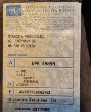 Opel Corsa E Hatchback 3d 1.4 Twinport 90KM 2018 Opel Corsa 2018r, SALON POLSKA. Uszkodzony. Poobijany. Jezdzi. 1.4 90KM, zdjęcie 20