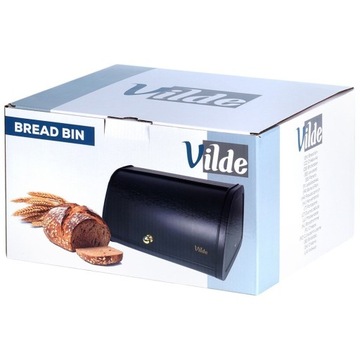 ХЛЕБ Контейнер для хлеба, булочек, металл, черный, кухня ВЫХОД