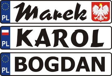 TABLICA IMIENNA TWÓJ NAPIS LOGO HERB IMIĘ