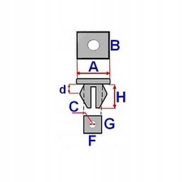 10шт TOYOTA - КРЫШКА МОНТАЖНАЯ КУБ 8X8X16,5